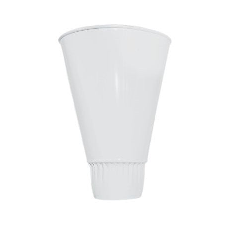 3" OVAL FUNNEL WHITE