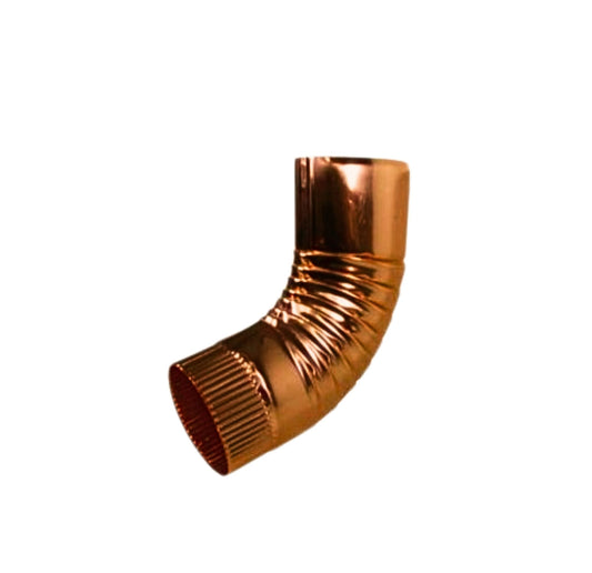 3" PLAIN ROUND A ELBOW COPPER